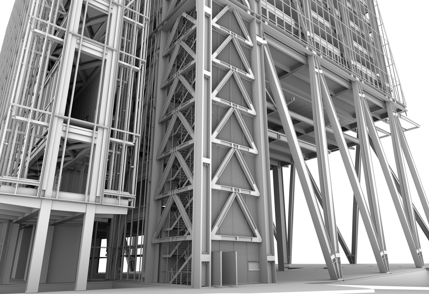 View of Leadenhall BIM model